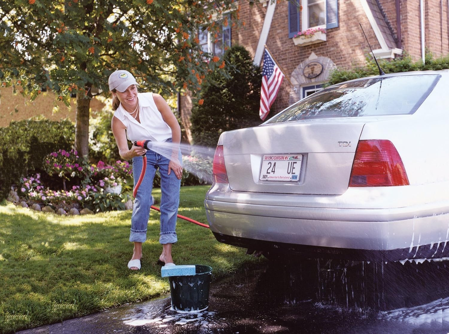 Dramm 12704 9-Pattern Revolver Spray Nozzle, Green - Berry image number 7