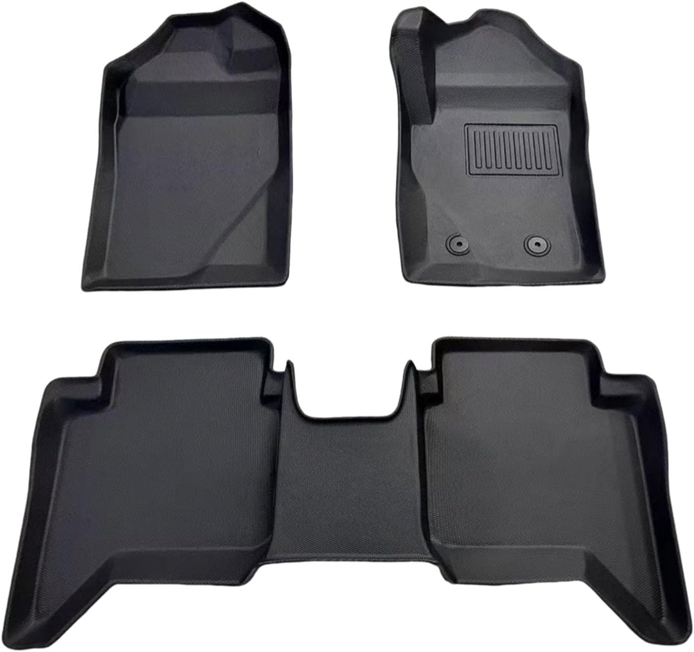 Suitable for Ford Ranger 3D Floor Mat Adopts All-Weather Protection 3D Technology, Which Is Waterproof, Durable, Non Slip, and Flexible. TPE Floor Mats