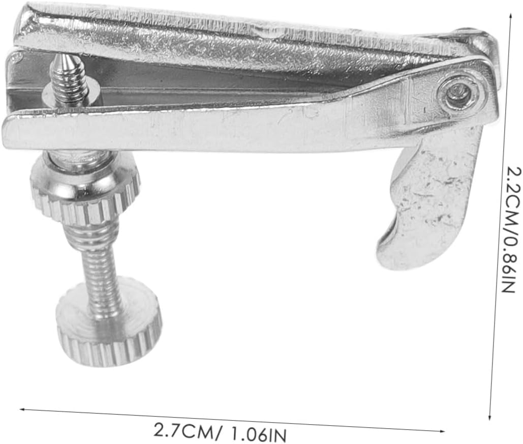 VICASKY 4Pcs Violin Fine String Adjuster Zinc Alloy Silver for 3/4 4/4 Violin Easy Adjustment Professional Performance image number 5