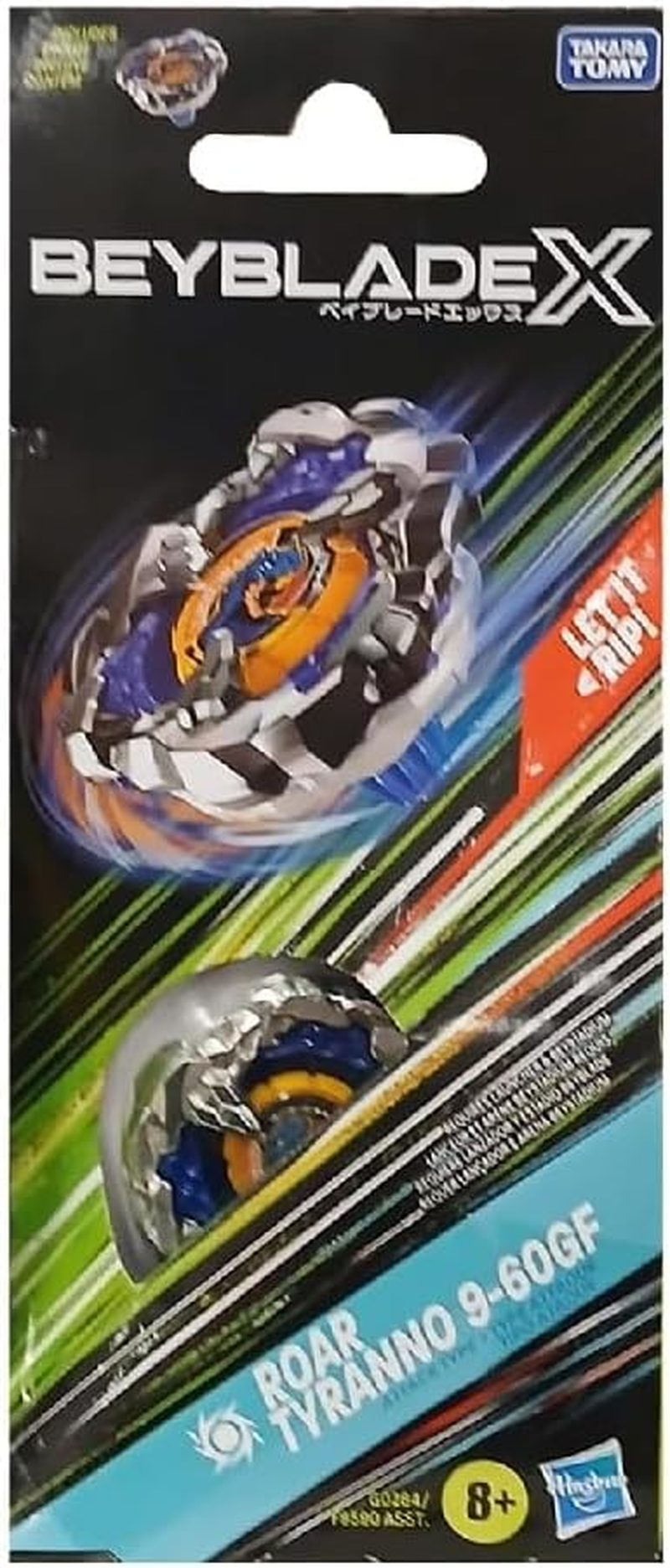 Hasbro Beyblade X Roar Tyranno 9-60GF Spinning Top Booster Pack