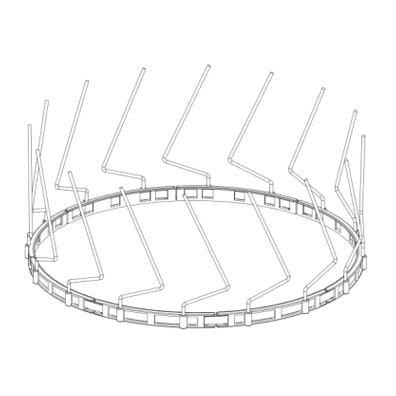 Pantech Bird Spikes Detachable Metal for Rain Gauge - WS-ACC03-2024 New Version image number 6