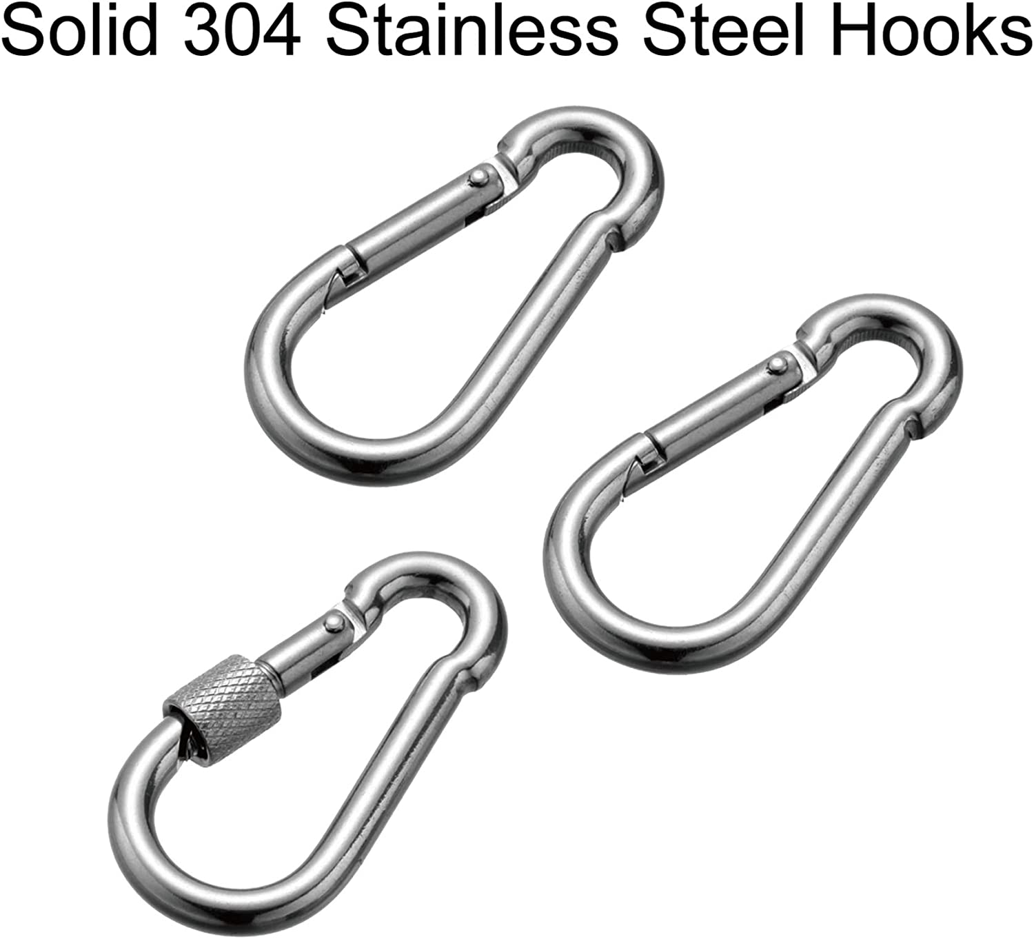 6 Mm FYJIDY 41 Pcs Stainless Steel Shade Sail Hardware Kit,Triangle Rectangle Sun Shade Sail Installation Accessory image number 4