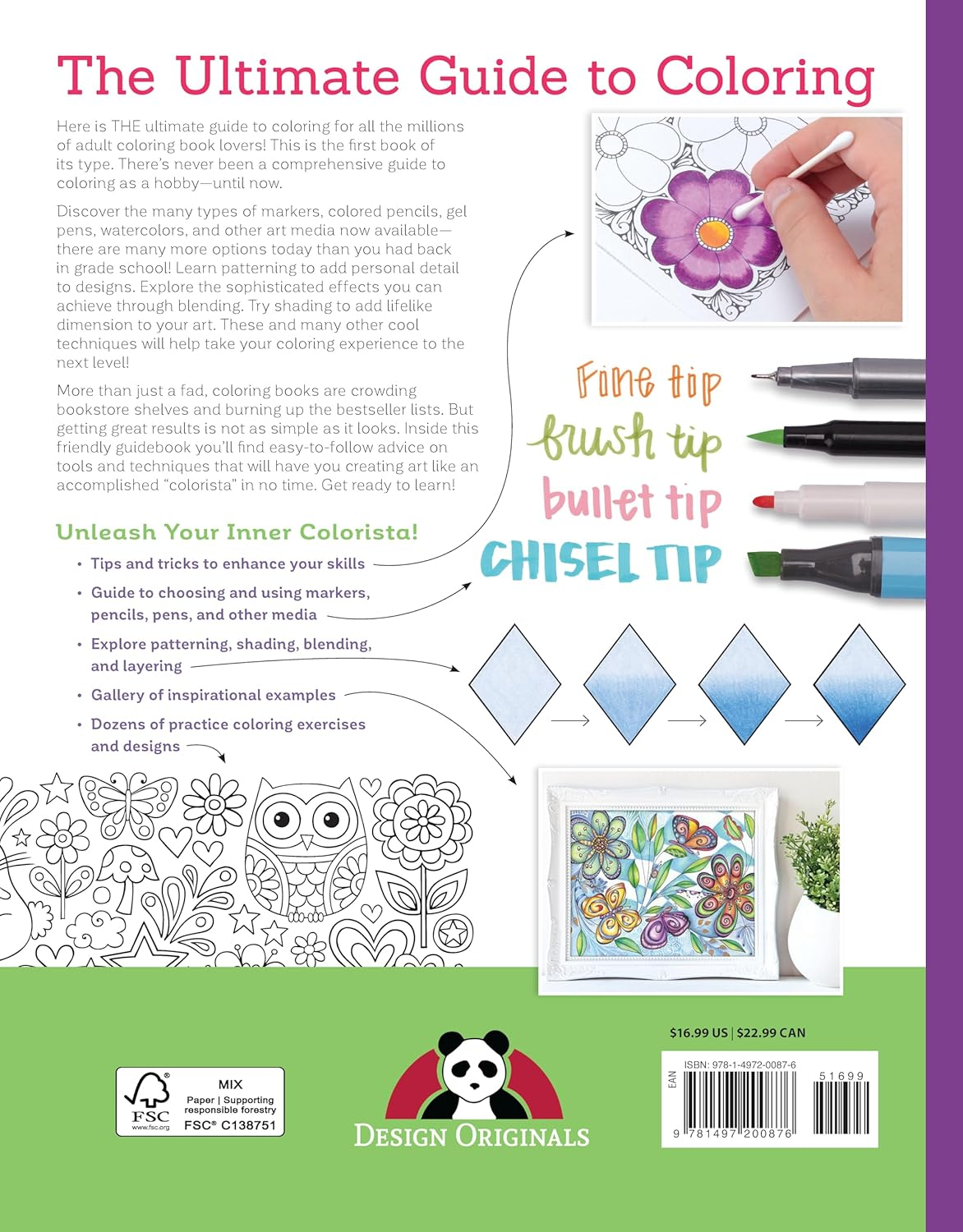 New Guide to Coloring for Crafts, Adult Coloring Books, and Other Coloristas!: Tips, Tricks, and Techniques for All Skill Levels! image number 6