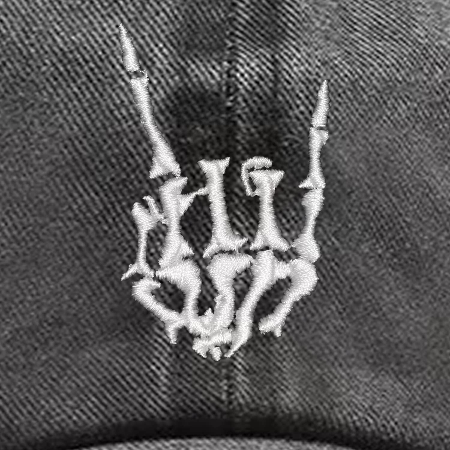 Halloween Skull Knit Beanie Hats/Baseball Cap for Men Women Emo Cool Gothic Gifts Goth Skeleton Winter - Skeleton-Cap image number 2