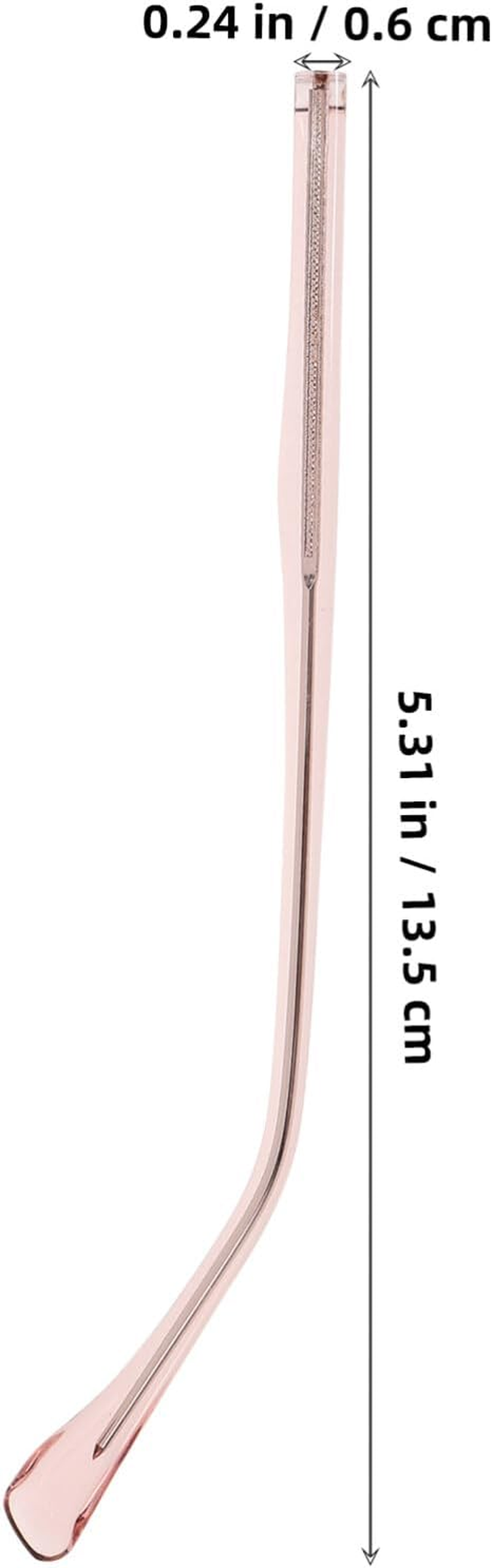 Homoyoyo Metal Glasses Replacement Temple Glasses Arm Replacement, 1 Pair Universal Metal Eyeglass Arm for Black - Rose Gold image number 6