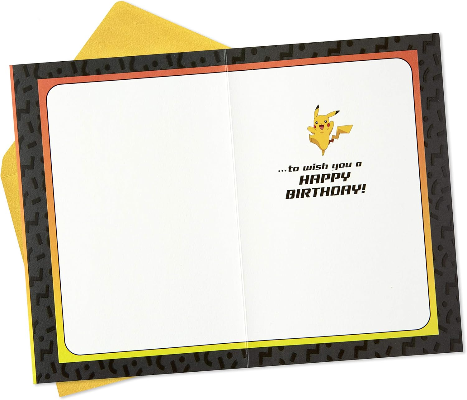 Hallmark Pok&eacute;mon Birthday Card (Wild Pikachu) image number 4