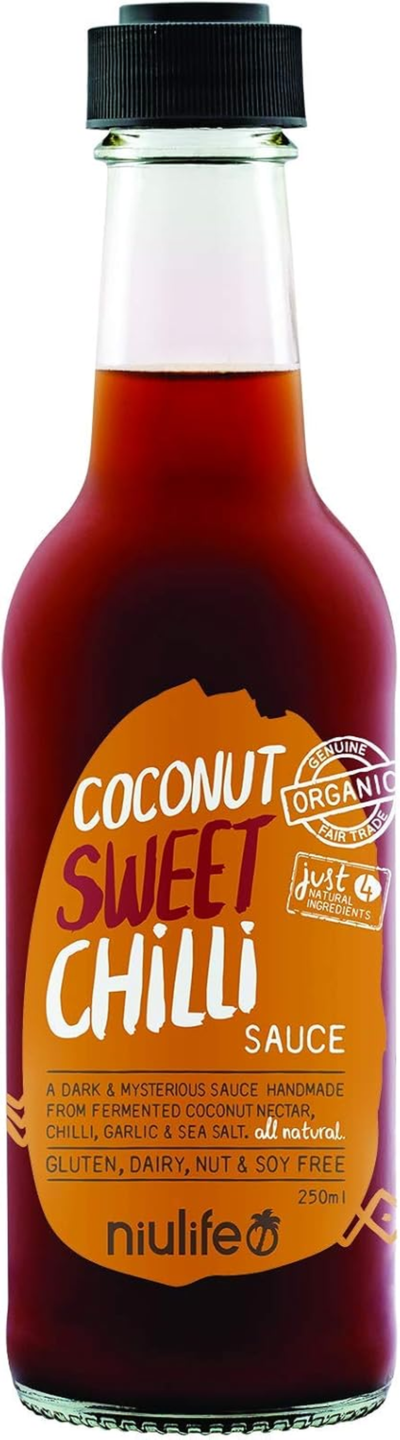Niulife Organic Coconut Sweet Chilli Sauce 250 Ml