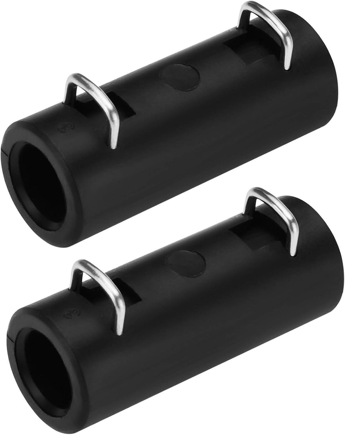 2PCS Pressure Washer Gun Adapter Compatible with Lavor 49.9X19.6Mm High Pressure Cleaning Hose Extension Connector for Gardens and Yards Black