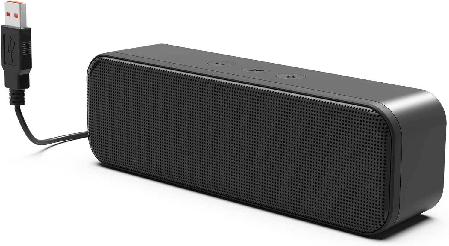 LIELONGREN [Newer] USB Computer Speaker for Desktop, Laptop Speaker, PC Speaker, Small Computer Soundbar with Hi-Quality Sound, Loud Control Volume, Rich Bass image number 6