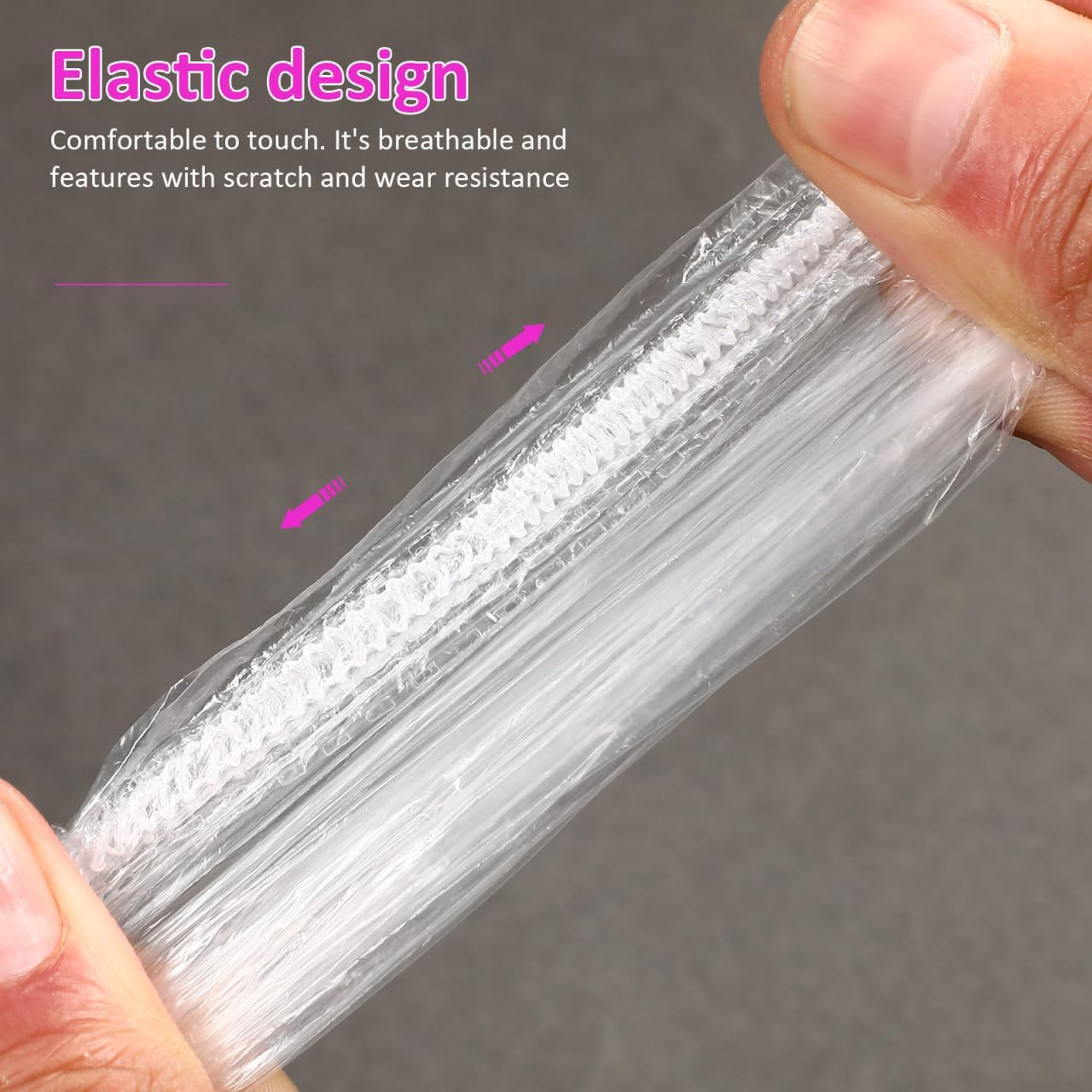 2Pairs Silicone Ear Covers for Shower and Hair Dye Protection Ear Caps for Bathing Hairdressing and Ear Care Soft Ear Protectors image number 2