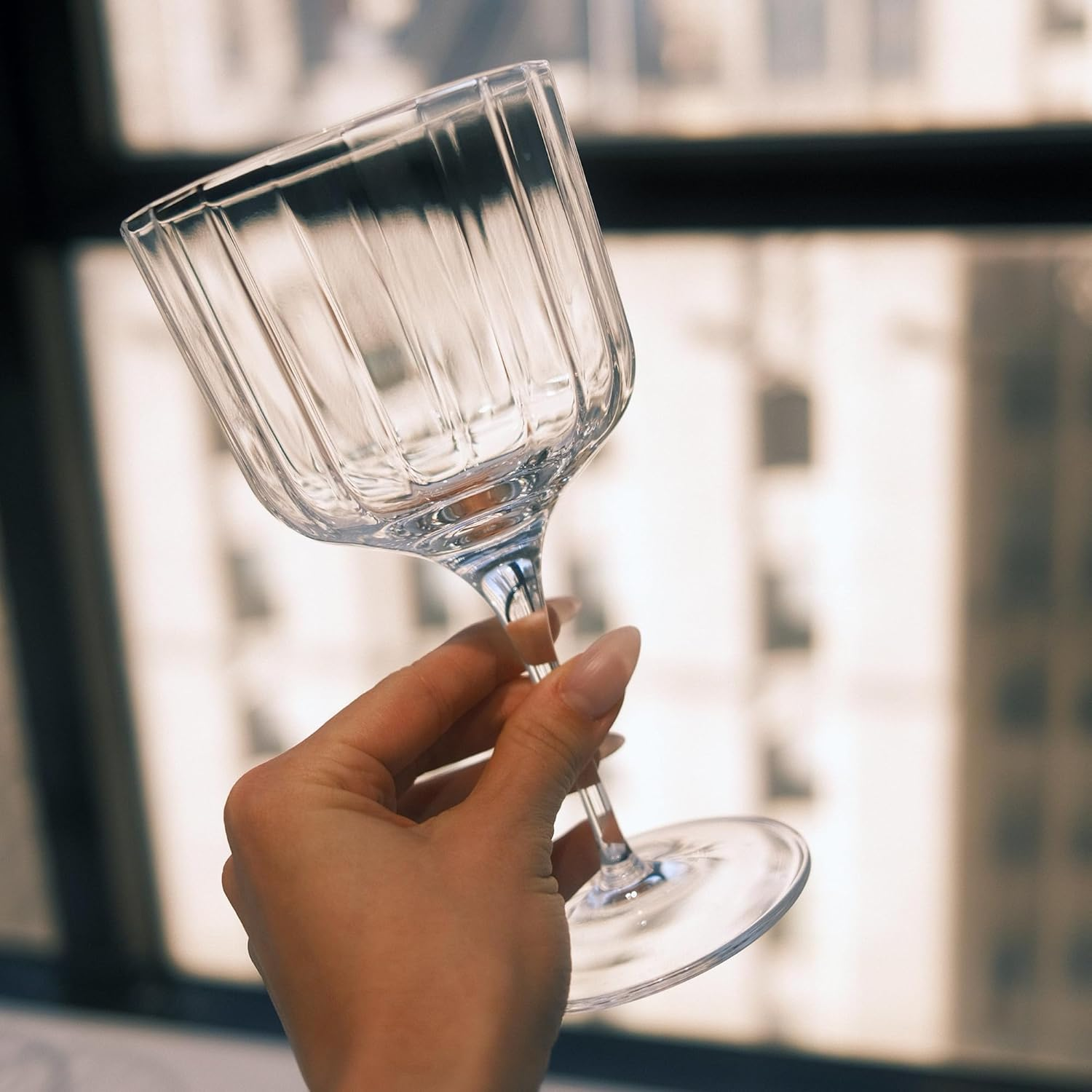 Luigi Bormioli C516 Bach Gin Glass 4-Pieces, 600 Ml Capacity, Clear, 4 Count (Pack of 1)