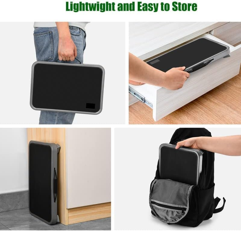 3 Levels Adjustable Folding Step Stool, Adjustable Step Stool with a Non-Slip Platform, Step Ladder with Thick Rubber Feet for Adults or Children in Kitchen, Bedroom, Office, Rv, 330 Lbs Capacity image number 6