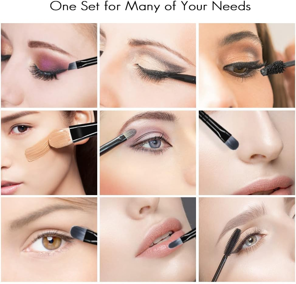 Make up Brush Set, 20 Pieces Eyeshadow Brush Set Makeup Tools, Face and Eye Cosmetic Makeup Brush, Cosmetic Brush for Foundation, Concealers, Blush and Eye Shadow (20 Pieces) image number 5