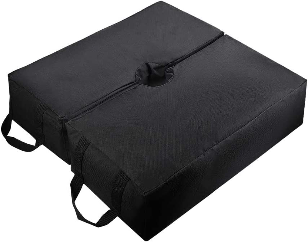 Valuehall Umbrella Base Weight Bag 18 X 18 X 6 Inches Square Detachable Sand Bags Weatherproof Sand Bag for Offset, Cantilever or Any Outdoor Patio Umbrella Stand-Up to 110 Lbs V7059D image number 2