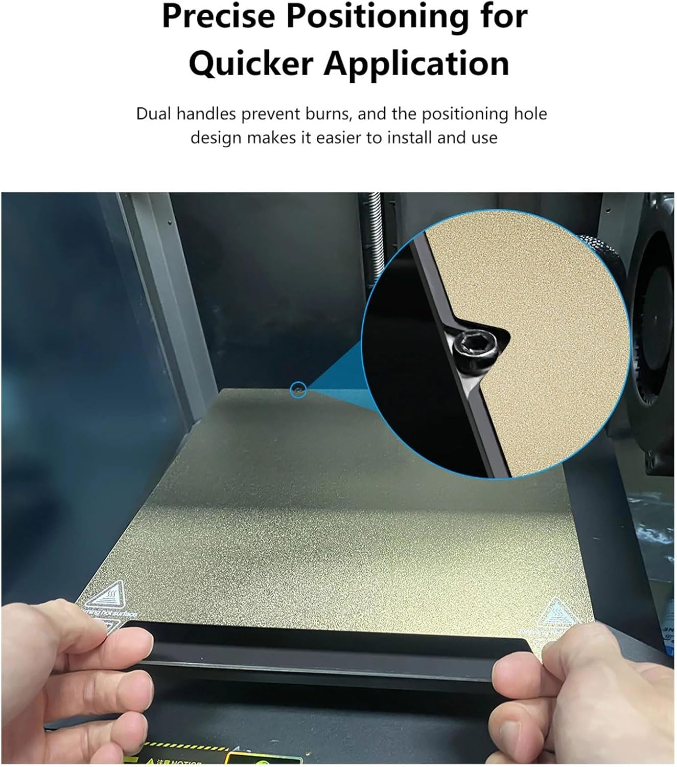 235X235Mm 3D Printing Magnetic Plate for K1, 3D Printing PEI Sheet, for Ender 5 S1, Magnetic Flexible Heated Bed Spring Steel Sheet Plate, Double Side Magnetic Build Plate image number 6