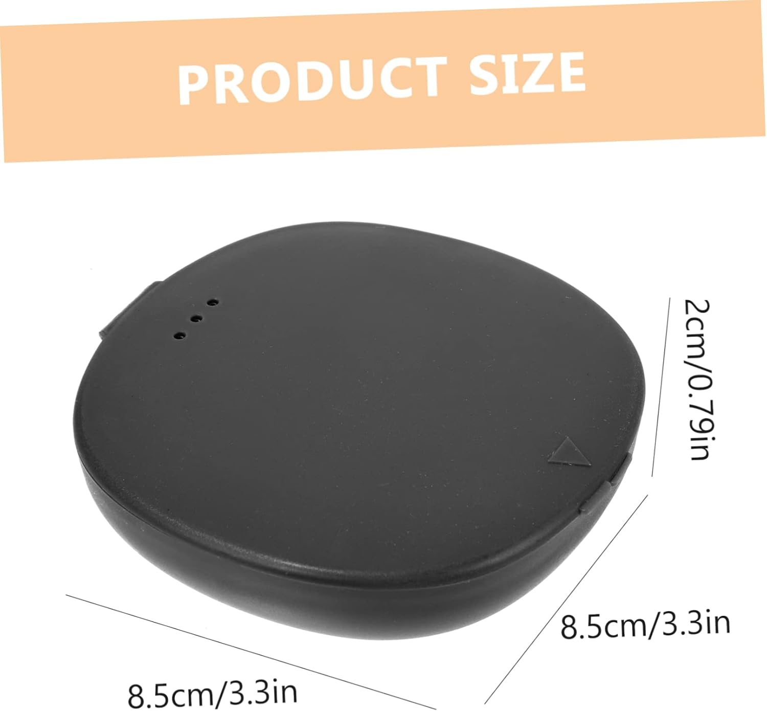 Outanaya Storage Box 2Pcs Plastic Carrying Case Travel Container for Women Period Cups Outdoor Carrier Black image number 4