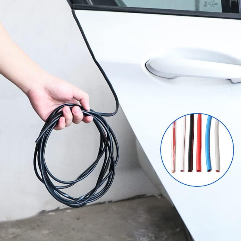 5M Car Door Edge Protector Strip Anti-Scratch Protection Rubber Trim Seal - Ultimate Vehicle Protection image number 1