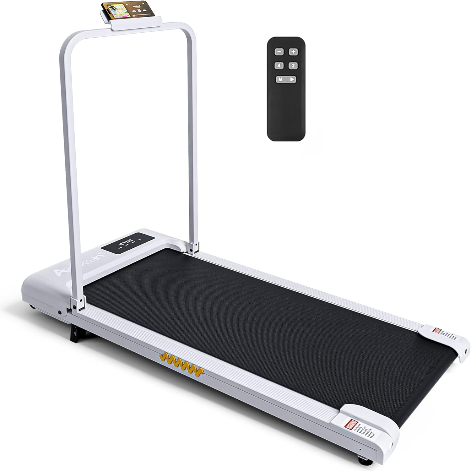 Advwin Walking Pad Treadmill, under Desk Electric Treadmill for Home, Compact Portable Walking Jogging Running Machine with Shock Absorption | Non-Slip | LED Display | Low Noise