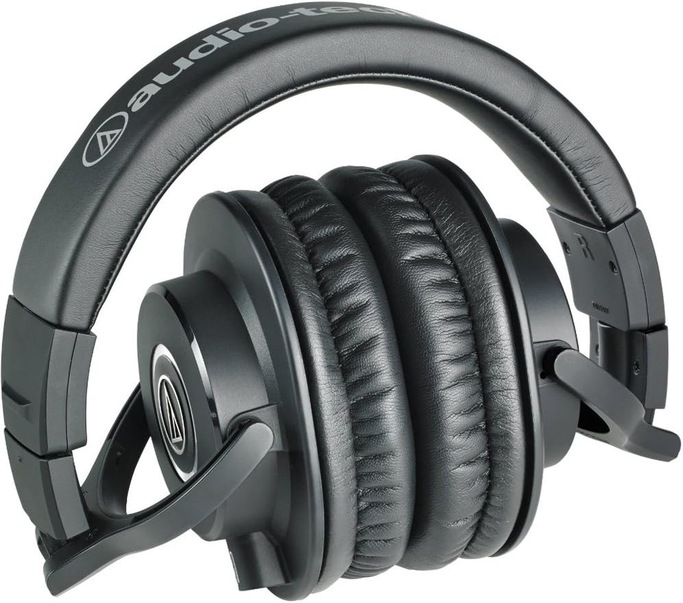 Audio-Technica ATH-M40X Comfortable Monitor Headphones, Black, Small (At ATH-M40X) image number 1