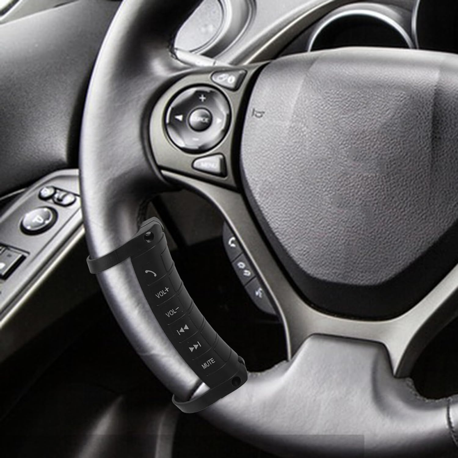 SOLUSTRE Steering Wheel Control Steering Wheel Remote Controller Car Wheel Control Button