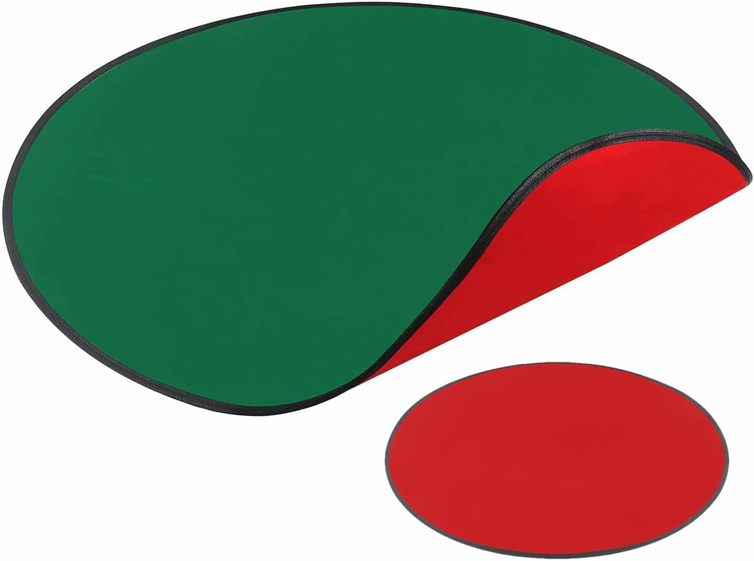 Christmas Tree Floor Protector - Waterproof Floor Protection Mat round Stand Pad - Red and Green Stand Pad Floor Rug for under Tree Winter Christmas