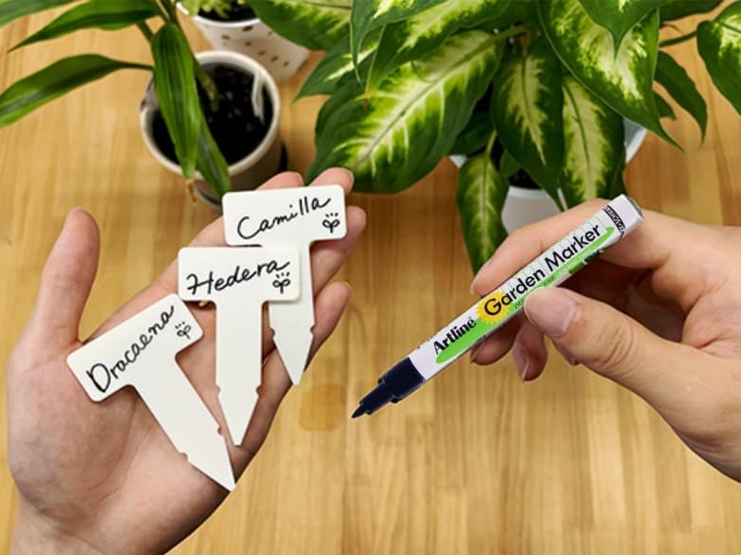 Artline Garden Marker EK-780 Waterproof Black Ink 0.8Mm Writes on All Surfaces image number 4