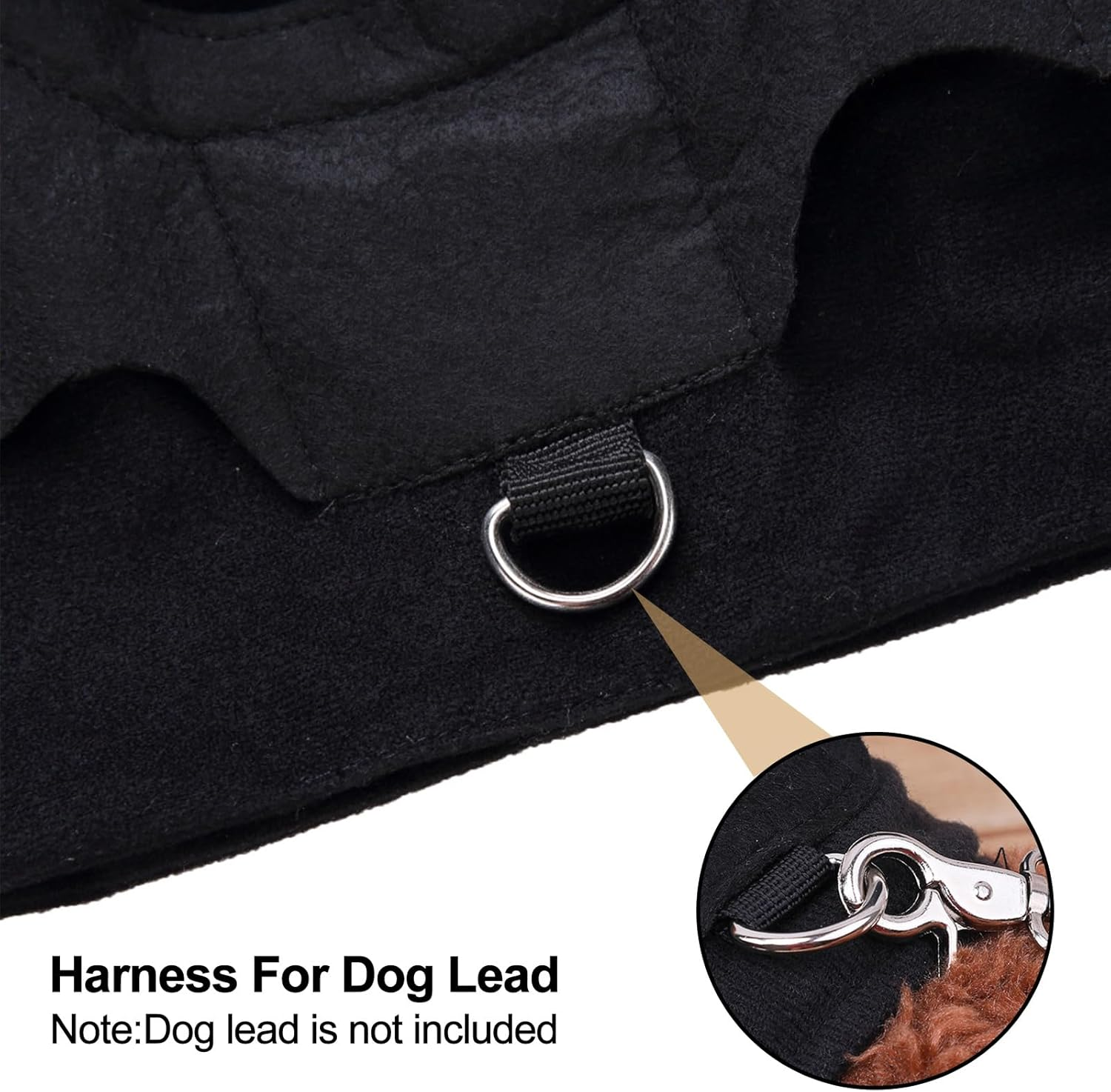 Pet Halloween Costume, Dog Cat Bat Wings Harness Pets Costumes for Medium Small Dogs Cats Puppy Kitten Halloween Cosplay Party Decoration Cute (L) image number 2