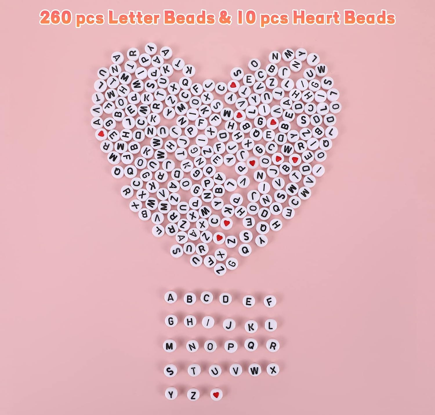 Miss Rabbit Jewelry Making Kit 4 Mm Glass Seed Beads for DIY Bracelet Making Kit for Kids Girls Adults Crafts Alphabet Letter Beads for Friendship Bracelet Elastic String Charms Tassel image number 2