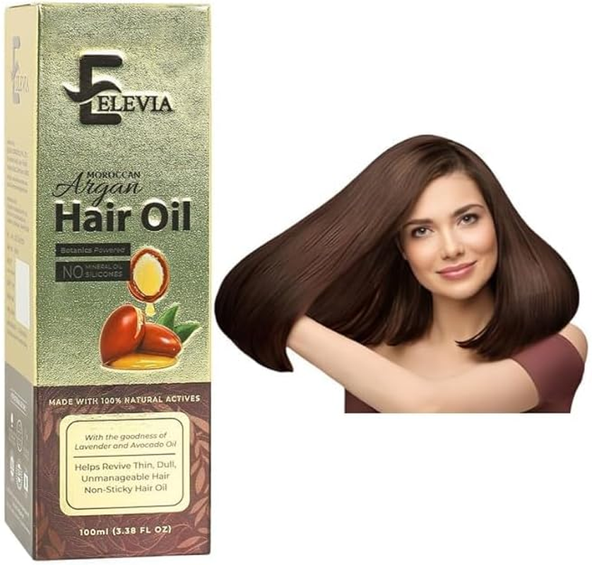 Moroccan Argan Hair Oil Lightweight, Non-Greasy Formula for Hair Growth and Thick Hair image number 1