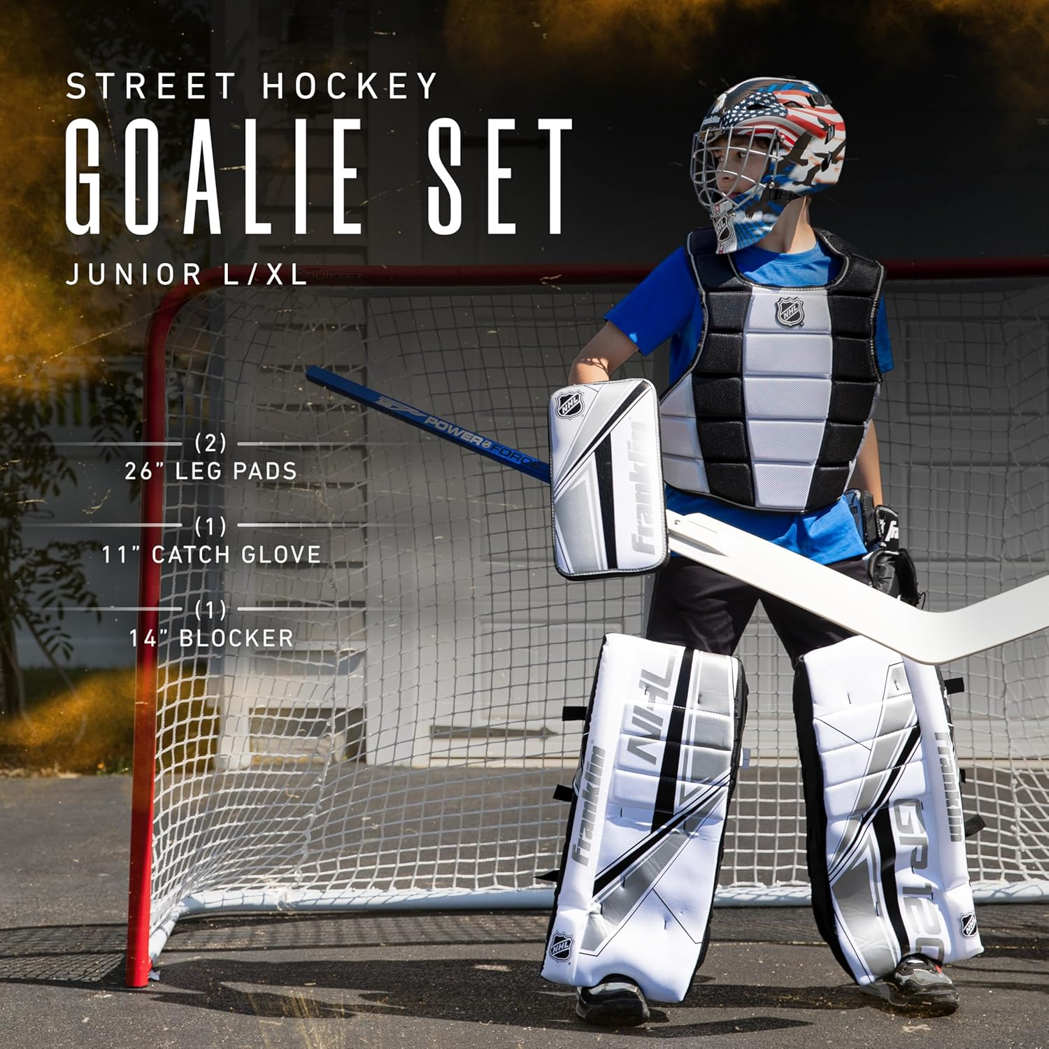 Franklin Sports NHL SX Comp 100 Goalie Set - Junior