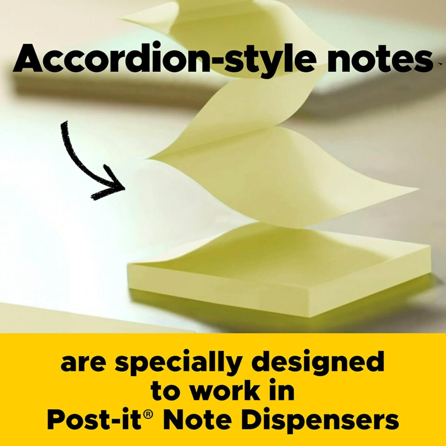 Post-It Pop-Up Notes Black Dispensers 76Mm X 76Mm DS330-BK image number 6