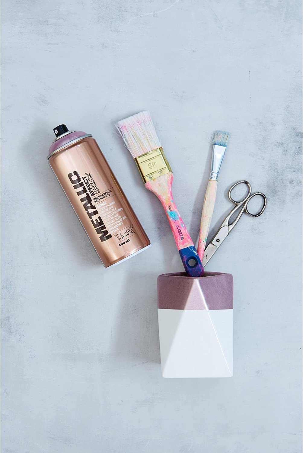 Montana Cans Metallic Spray Paint, 400 Ml, Rose image number 2