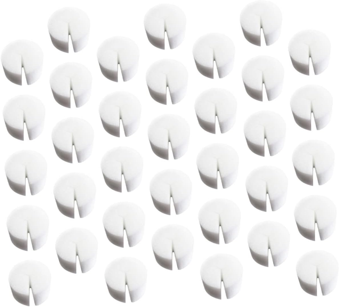 Yardwe Hydroponic Planting Sponges Garden Soilless Cultivation Accessories for Indoor Vegetable Growing 55 Pcs round Shape Reusable Grow Medium for Hydroponics System Gardening Tools image number 6