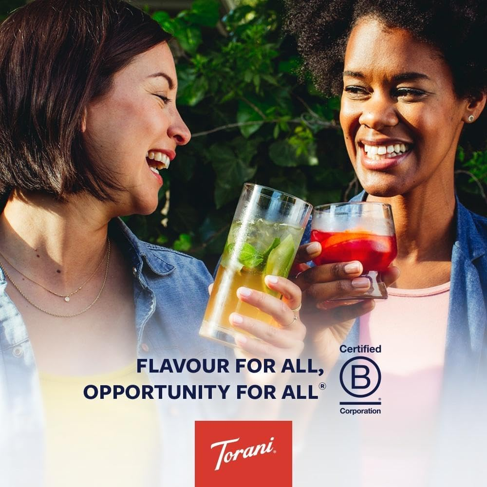 Torani Peach Syrup (750Ml) - Premium Cane Sugar Cocktail Syrup Flavouring for Iced Tea, Sodas, Bubble Tea & Cocktails - Fresh Fruit Taste, Vegetarian-Friendly image number 3