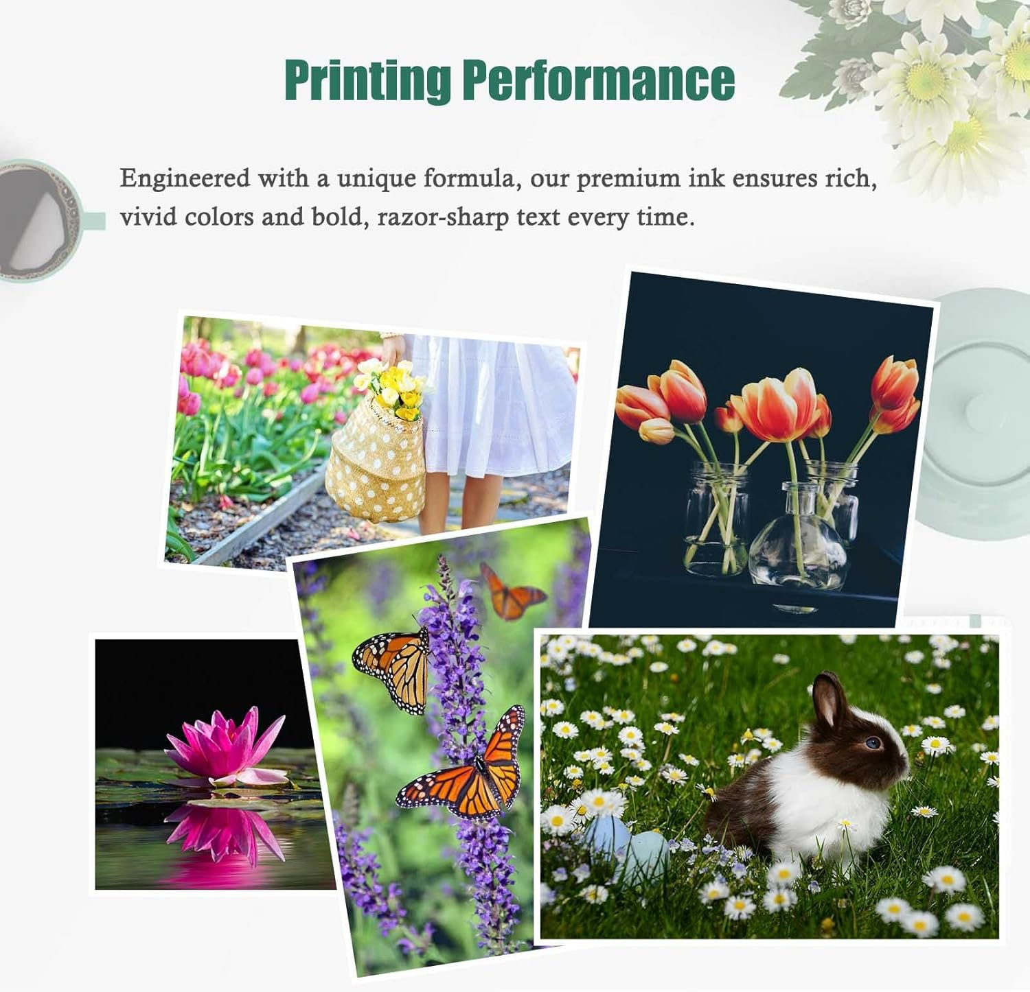 65XL Ink Cartridg Compatible for HP Ink 65 65XL Works with HP Deskjet 2600 2620 2621 2622 3722 3752 Envy 5020 5030 5058 5052 5055 (1 Black 1 Color) image number 2