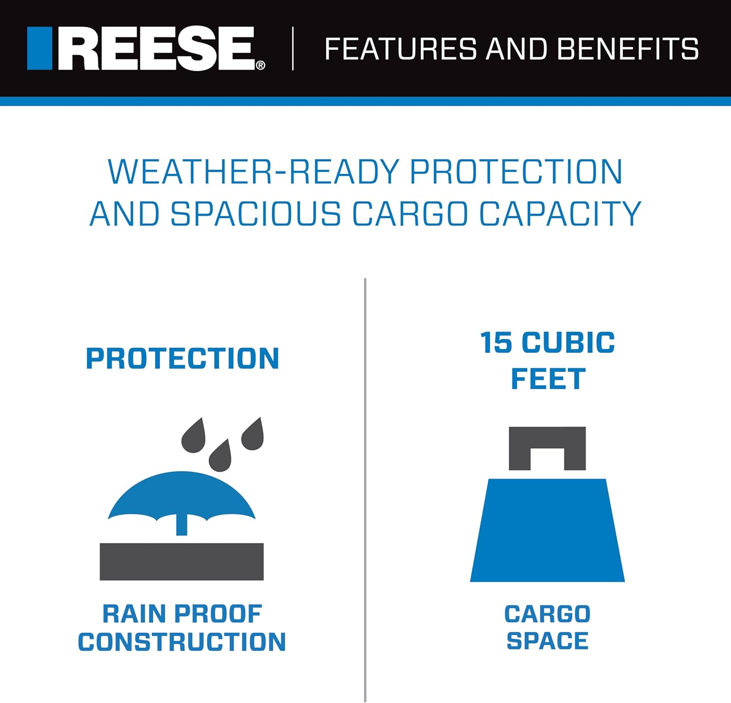 Reese Explore 63604 Rainproof Cargo Tray Bag image number 5