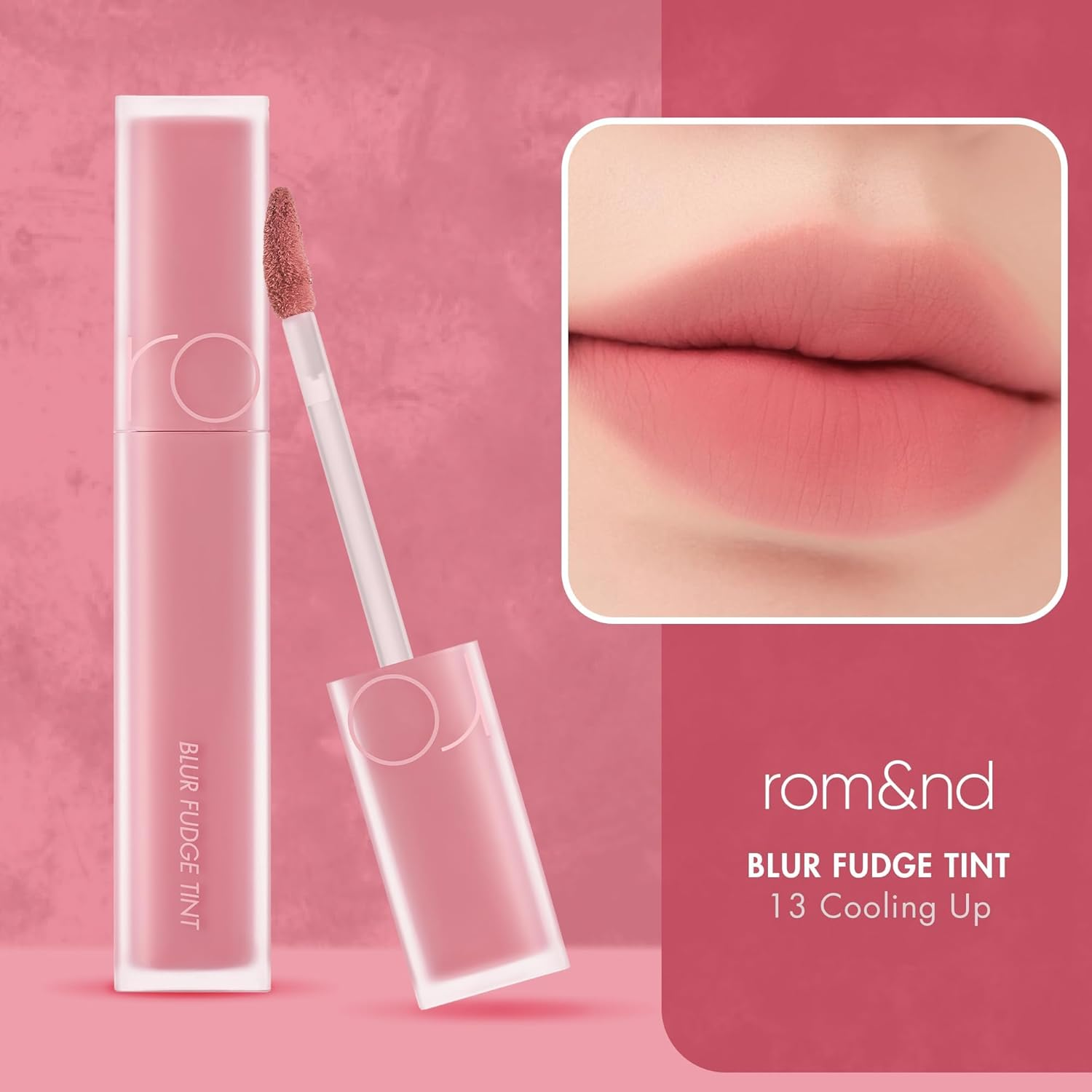 Romand Blur Fudge Lip Tint 5 G, No.13 Cooling Up - Unrose image number 3
