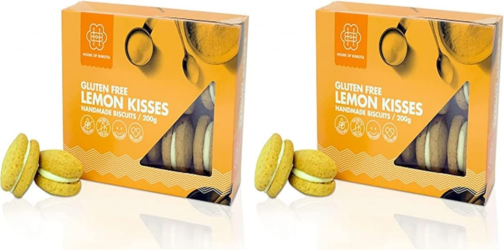 House of Biskota Gluten Free Lemon Kisses Biscuits 200 G