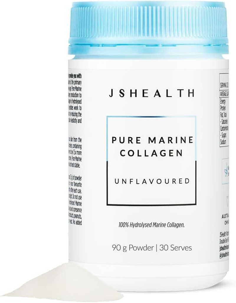 Pure Marine Collagen Powder| Unflavoured Collagen Powder | Marine Collagen | Hydrolysed Collagen for Drinks | (90 G Tub) image number 3