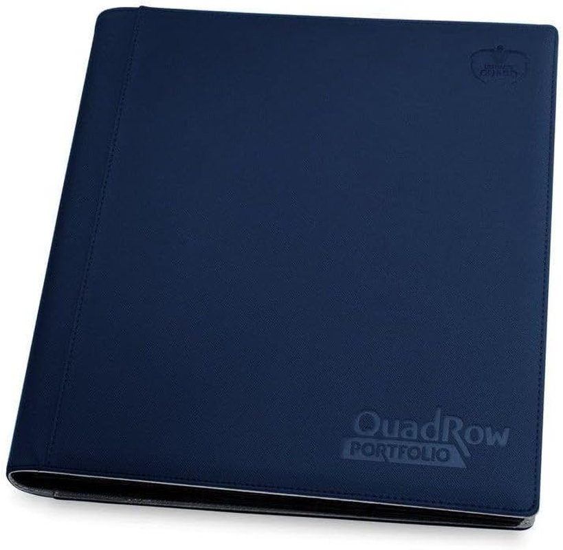 Ultimate Guard UGD010425 12-Pocket Quadrow Portfolio, Xenoskin, Dark Blue