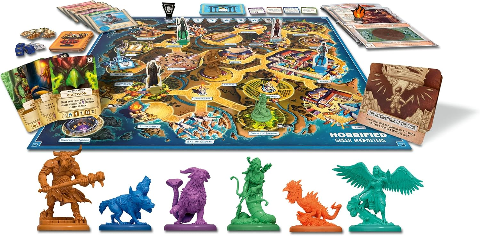 Ravensburger Horrified Greek Monsters Board Game for Kids Ages 10 and Up image number 2