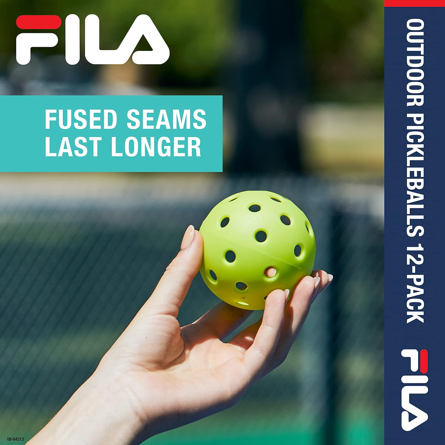 FILA Accessories Pickleball Balls - Official Pickle Balls Regulation Size, (Indoor or Outdoor) image number 4