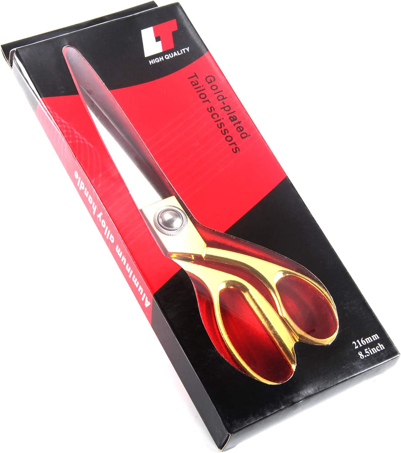 8-Inch Tailor Scissors Gold-Plated Tailor Scissors Alloy Clothing Wire Cloth Tailor Scissors Multipurpose Scissors image number 5