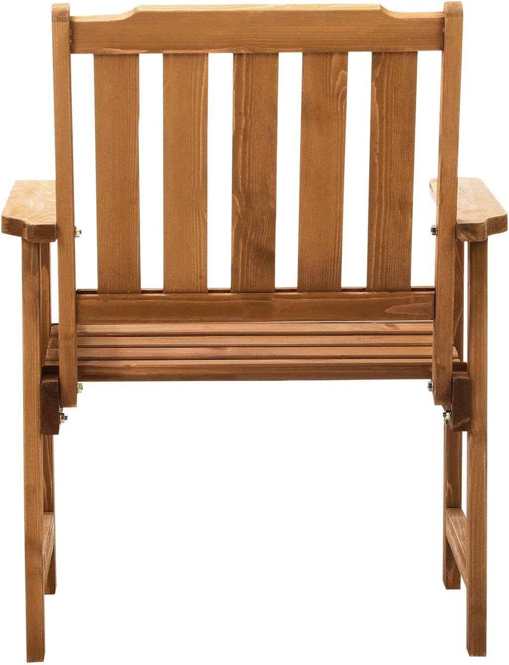 Livsip Outdoor Chair Wooden Armchair Outdoor Furniture Brown image number 3