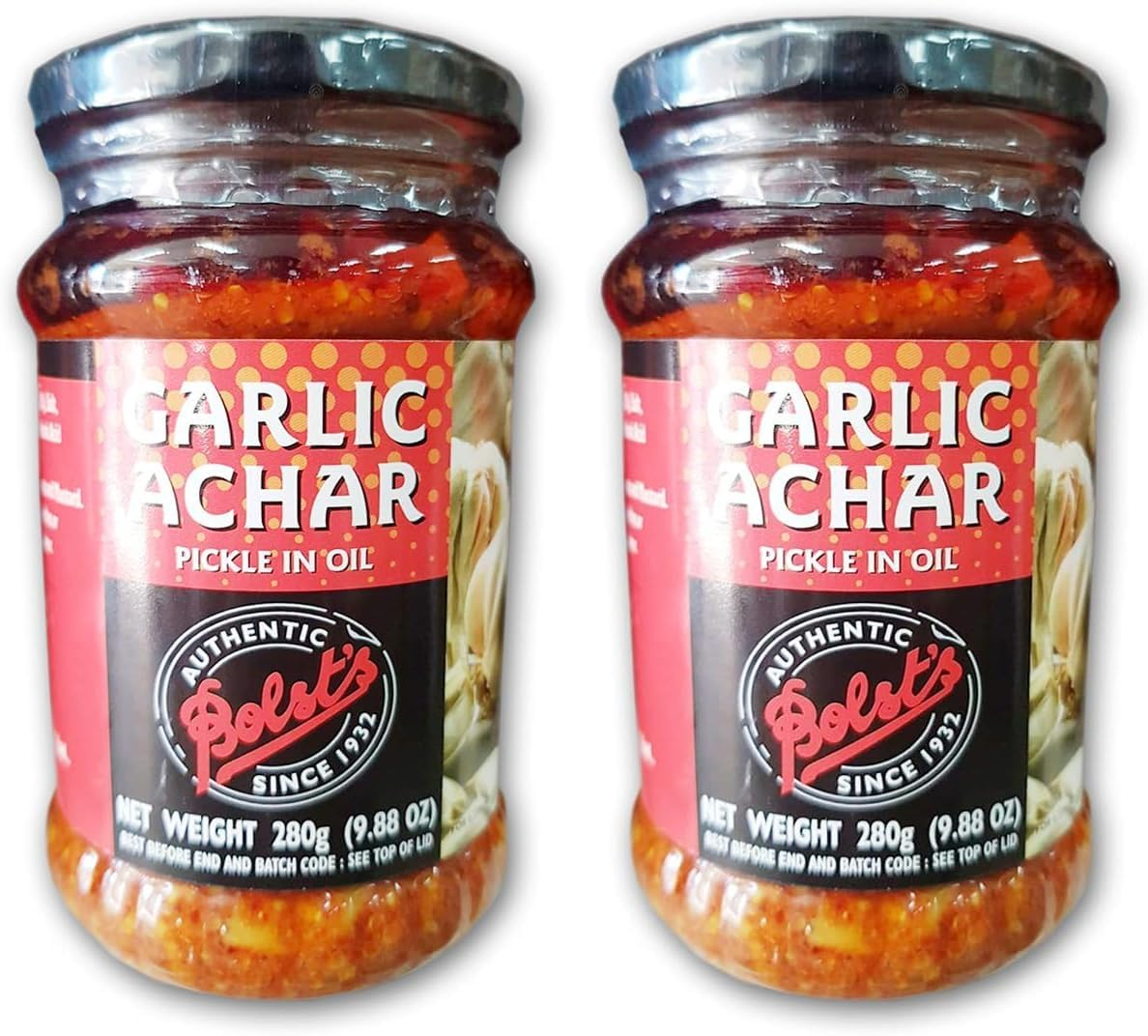 Garlic Achar Pickle in Oil 280G image number 1