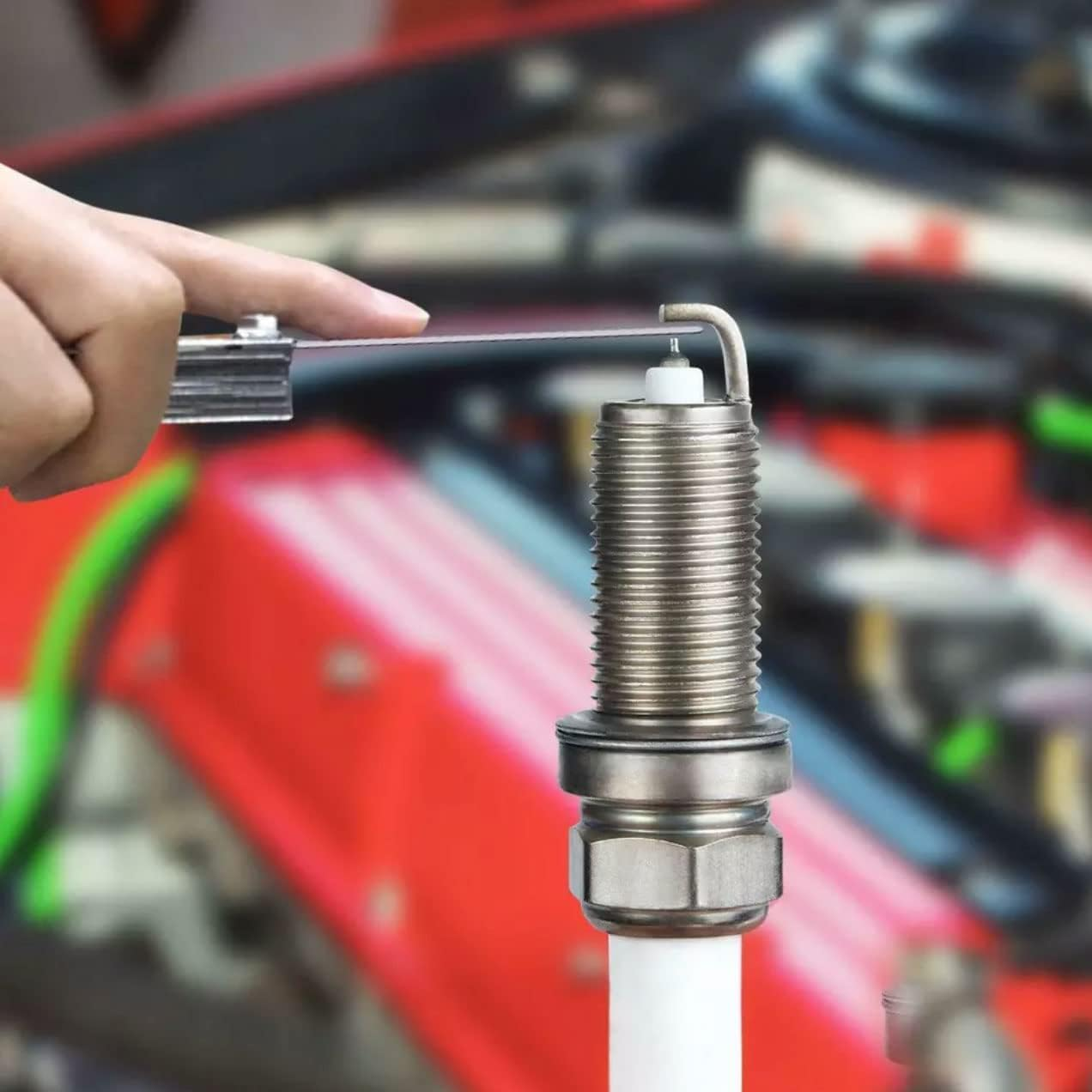 32 Blade Feeler Gauge Dual Marked Mm/Inch Thickness Gap Metric Filler Tool-Accurate Metric & Inch Measurements, Precision Gap Thickness for Automotive & Mechanical Use, Suitable for Honda and Other Vehicles image number 6