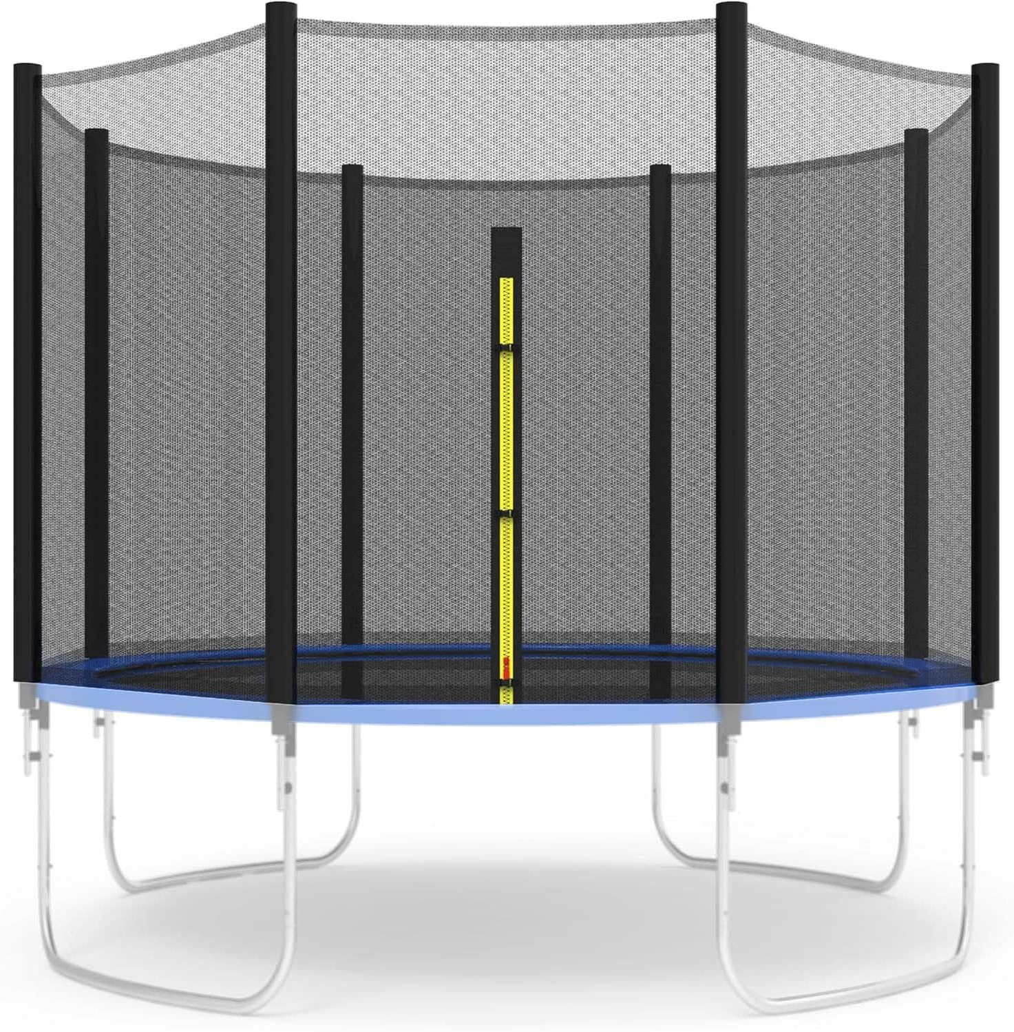 Sport Trampoline 12Ft Replacement Safety Enclosure Net for 8 Straight Poles round Frame Trampoline (Net Only) image number 1