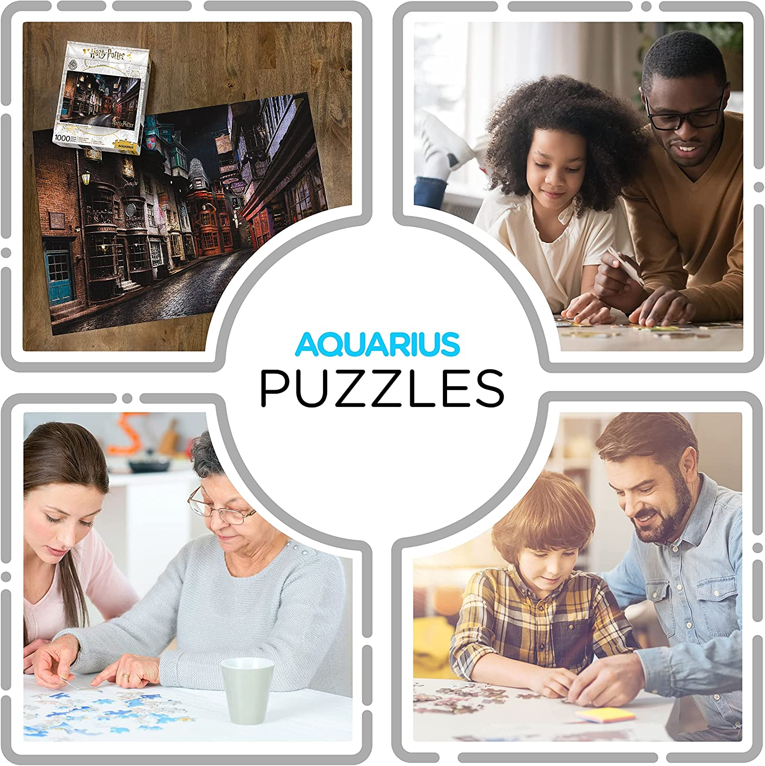 Aquarius Harry Potter Puzzle Diagon Alley Puzzle 1000-Pieces image number 6