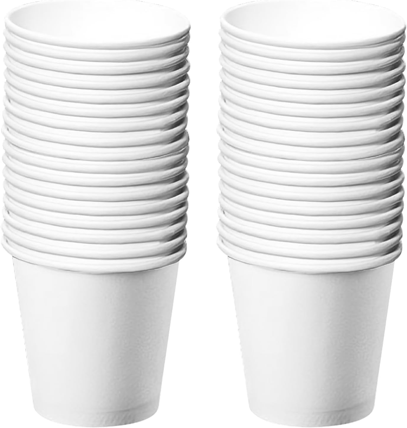 100Pack Shot Cups,50Ml Multi Use Handy Paper Cups,Stackable Cup Travel Supermarket Mini Disposable Cups for Wedding Birthday Party Supplies Beer Drinking Serving Snacks Samples Tastings