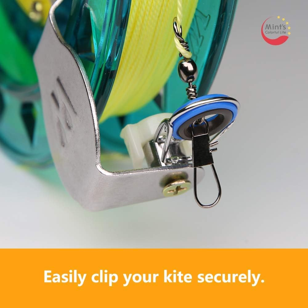 Kite String Reel Winder 7Inches Dia with 600 Ft Line (60 Lbs) for Kids Teens and Women - Purple image number 4